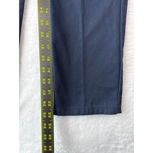 French Toast Adjustable Waist School Uniform Pants Size 10 Slim Navy Blue Chino - Picture 5 of 7